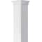 Ekena Millwork Craftsman Classic Square Non-Tapered Smooth PVC Column, Prairie Capital & Prairie Base CC1205ENPPRPR - alternate 4